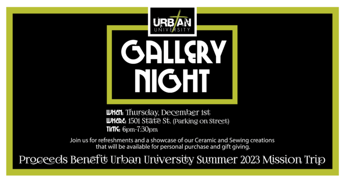 Banner page for Gallery Night