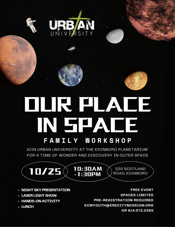 UU Family Workshop Our Place In Space